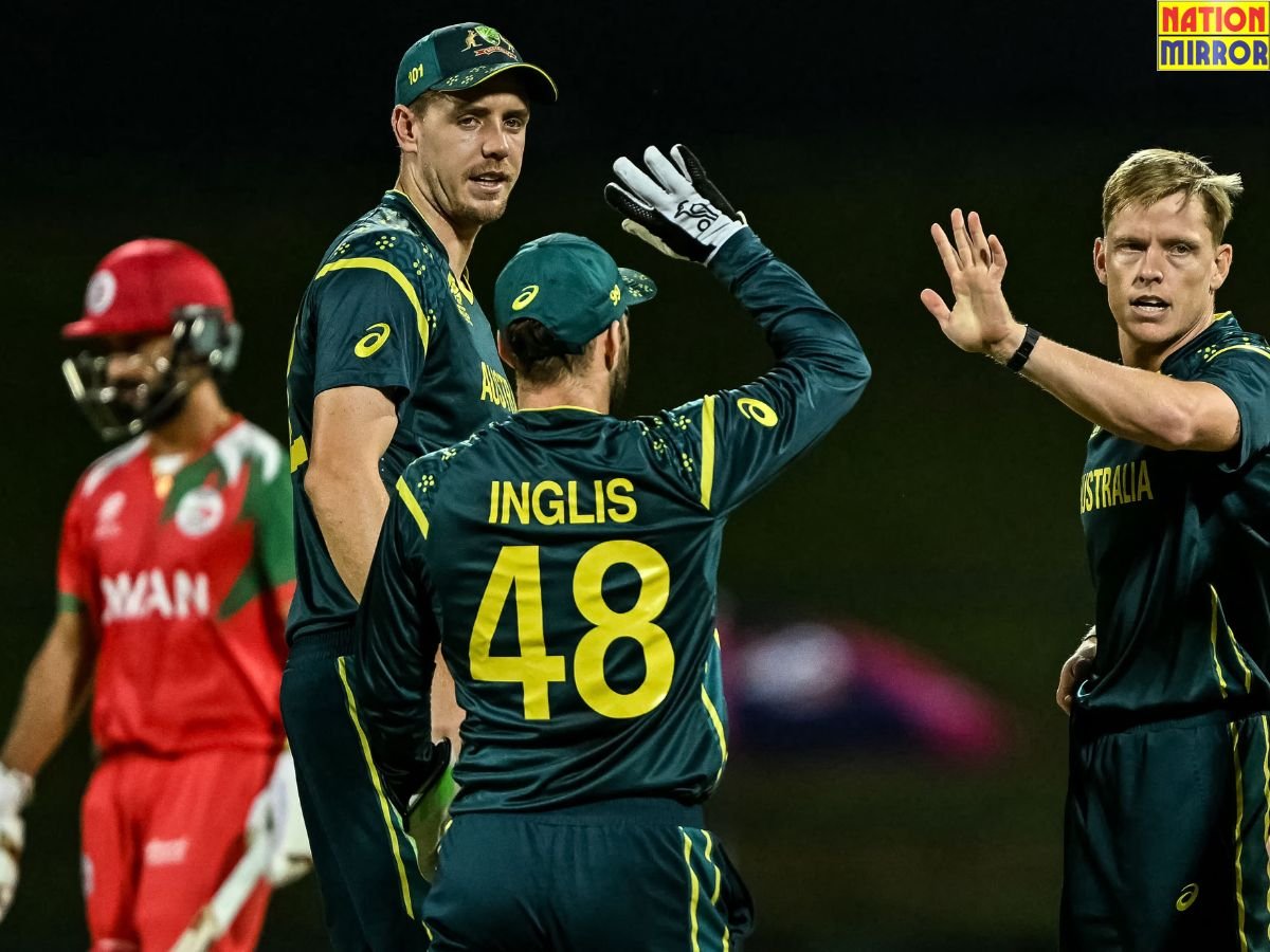 aus vs oma t20 wc 2026 94 ओवर में ही मैच खत्म ओमान को ऑस्ट्रेलिया के हाथों मिली शर्मनाक हार