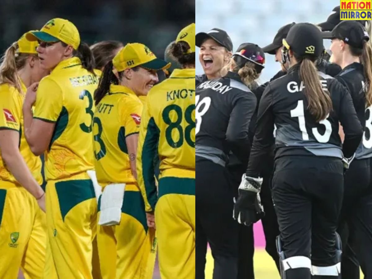 aus w vs nz w world cup आज इंदौर में ऑस्ट्रेलिया बनाम न्यूजीलैंड बारिश डाल सकती है खलल