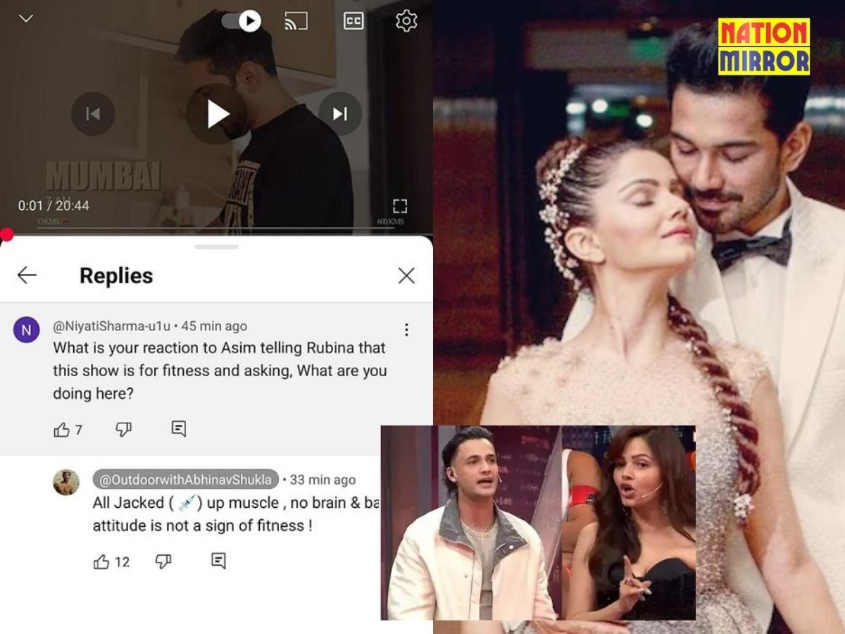abhinav shukla criticizes asim riaz ना दिमाग है ना सही रवैया रुबीना के सपोर्ट में पति अभिनव