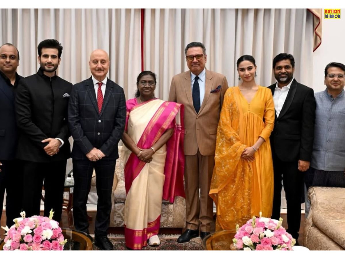 anupamkher film screening rashtrapati bhavan राष्ट्रपति भवन में तन्वी द ग्रेट की स्पेशल स्क्रीनिंग द्रौपदी मुर्मू ने की सराहना