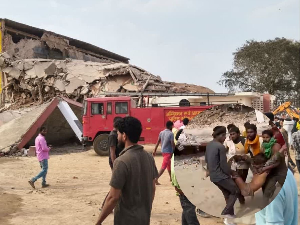 प्रयागराज में ढहा कोल्ड स्टोरेज कई मजदूर दबे अमोनिया गैस हुई लीक