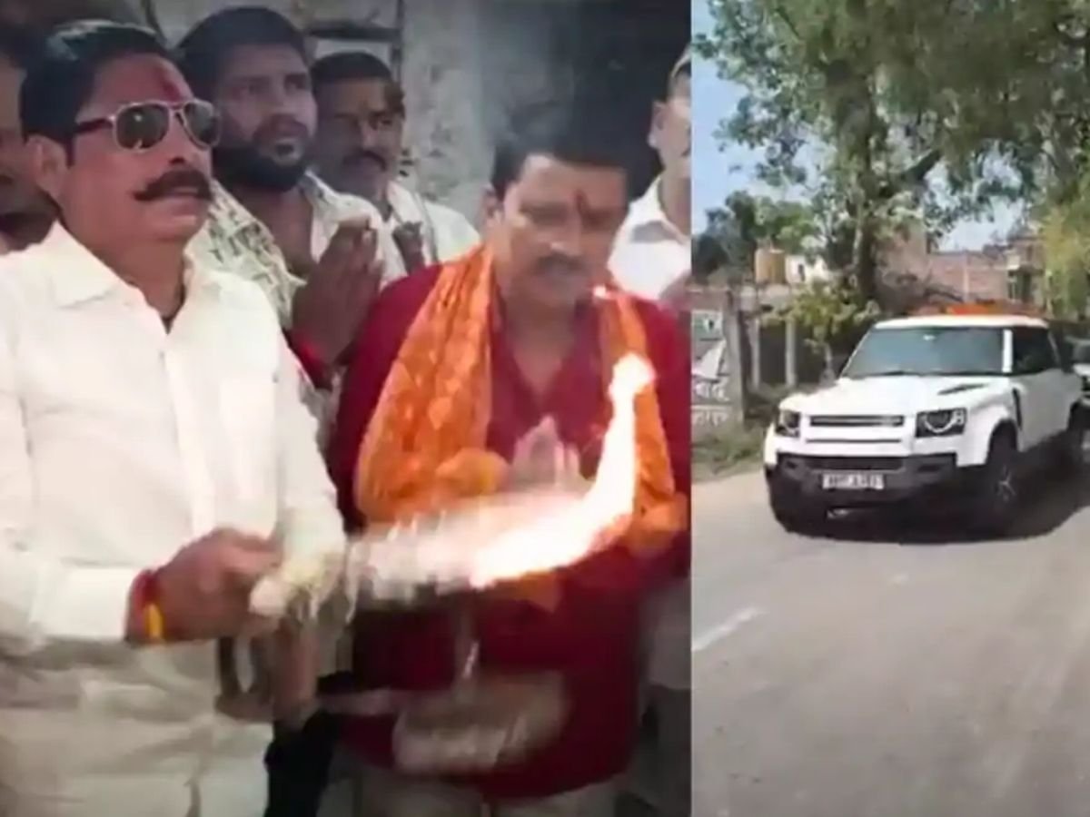 अनंत सिंह ने की त्रिपुरा सुंदरी की पूजा 200 गाड़ियों का काफिला चला साथ