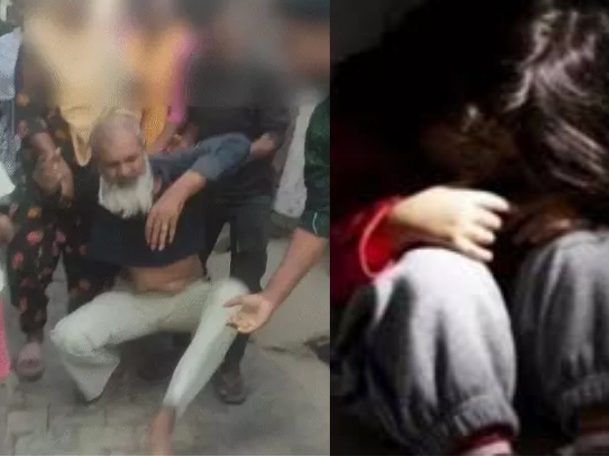कानपुर मं मौलाना ने बच्ची से की गंदी हरकत लोगों ने घसीटकर पीटा