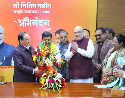 नितिन नबीन भाजपा के राष्ट्रीय अध्यक्ष बन सकते हैं 20 जनवरी को हो सकता है ऐलान