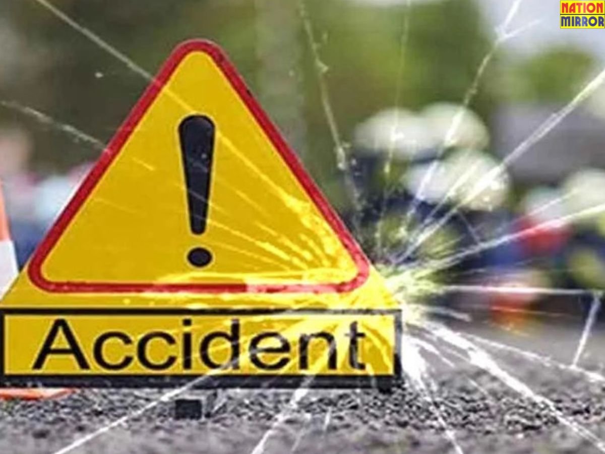 bahraich accident news तेज रफ्तार पुलिस वाहन ने 4 लोगों को रौंदा