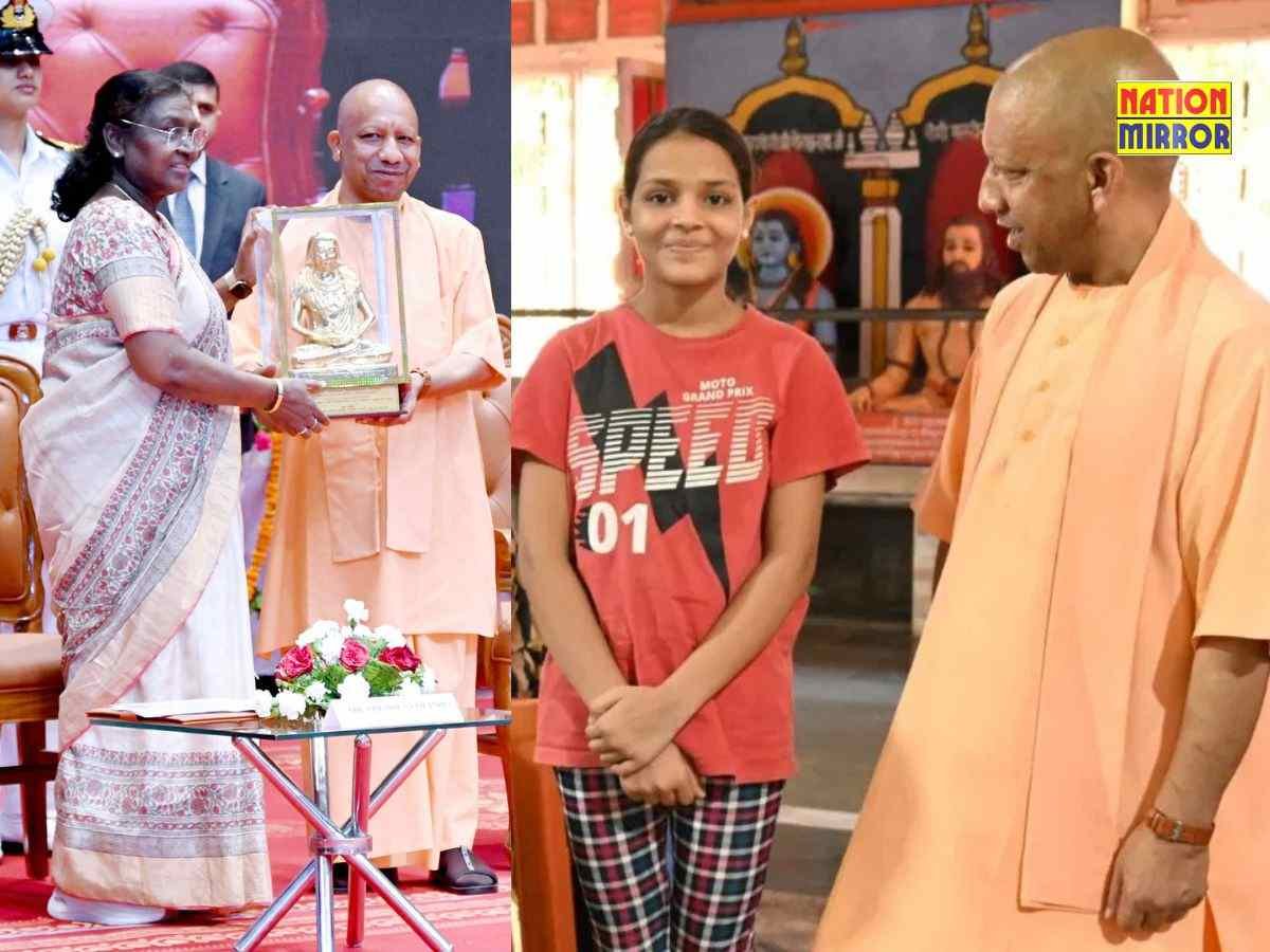महायोगी गोरखनाथ विश्वविद्यालय में ऐतिहासिक लोकार्पणछात्रा पंखुड़ी बोली - महाराज जैसा कोई नहीं