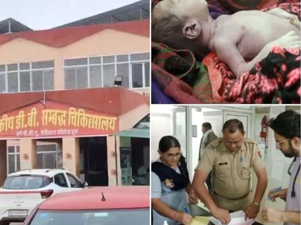 जन्म के 5 घंटे बाद थमी नवजात की सांसें गले पर निशान गला घोंटकर हत्या करने की आशंका