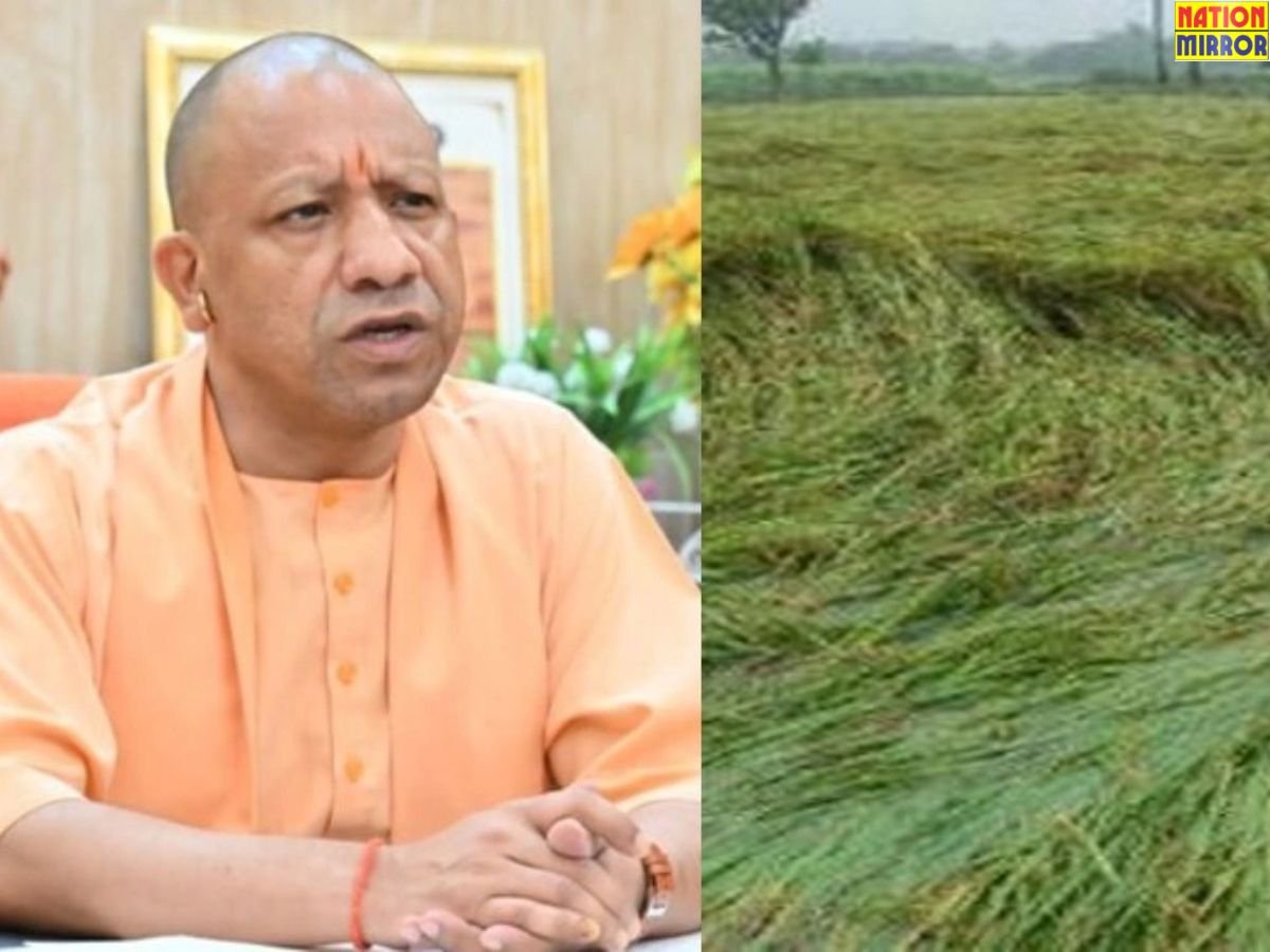 बेमौसम बारिश से फसलों के नुकसान cm योगी का मुआवजा भुगतान पर जोर