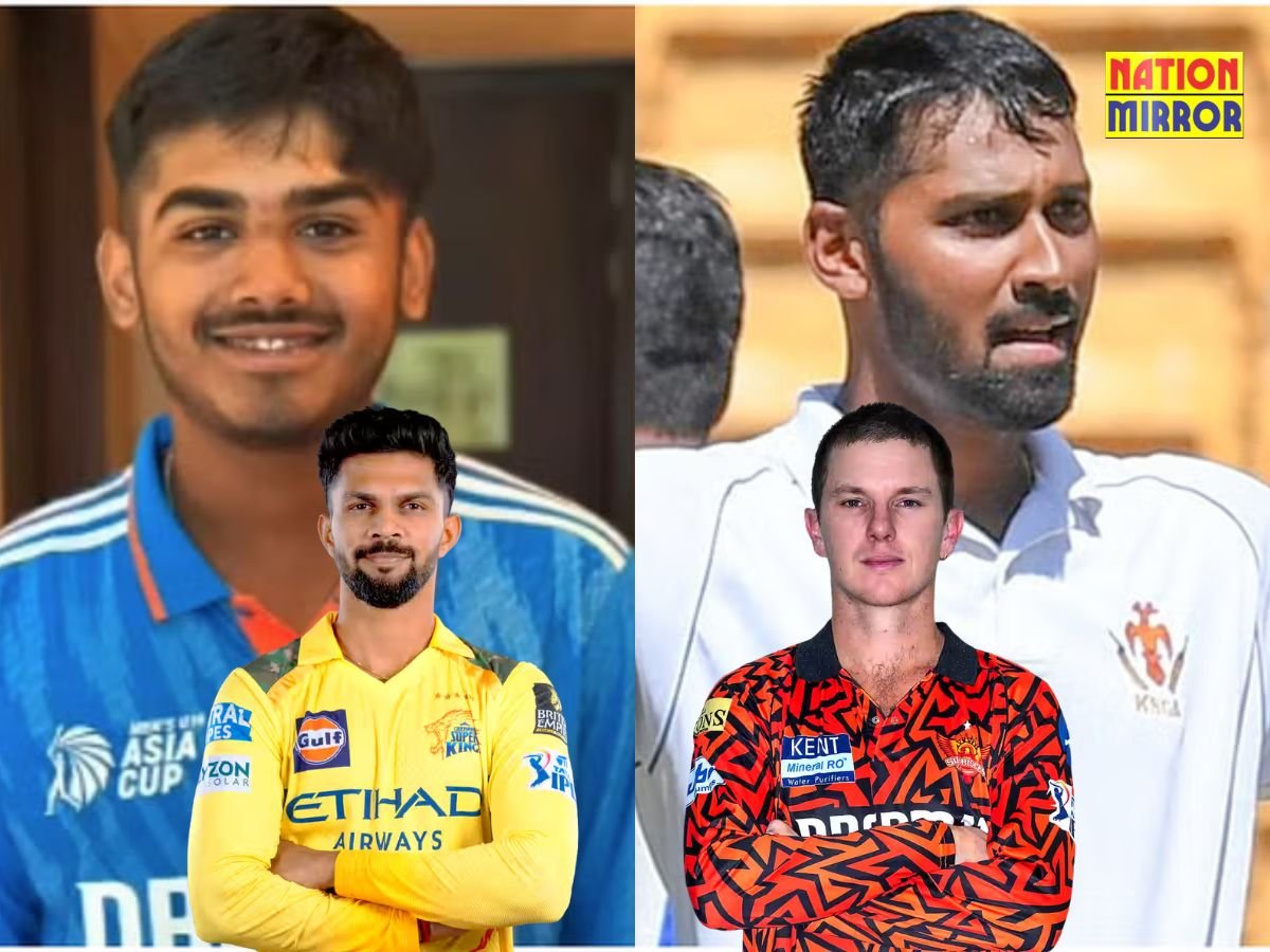 csk srh team changes 2025 इन दिग्गज खिलाड़ियों को टीम से हटाया जाने किसकी होगी एंट्री