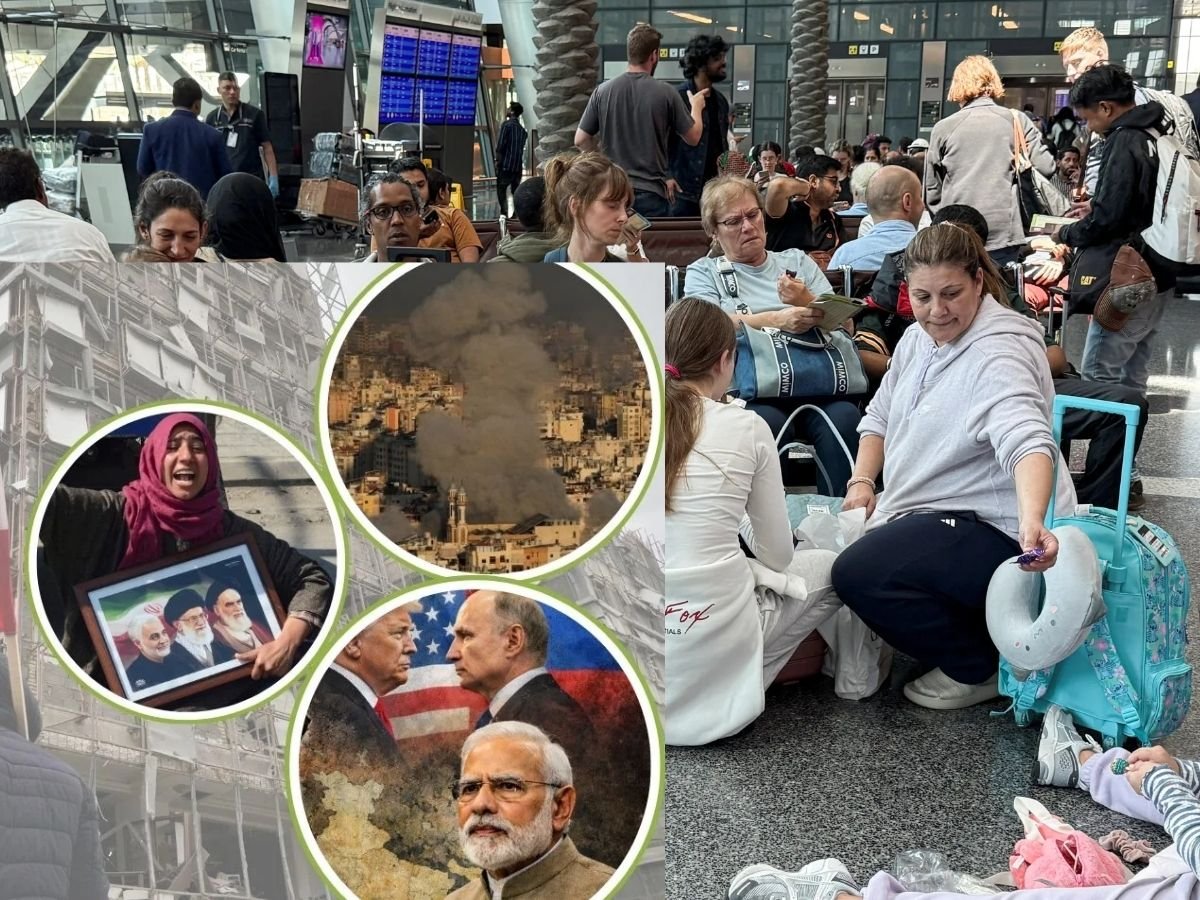 iran-israel-us 80 अंतरराष्ट्रीय उड़ानें रद्द देश लौटे जंग में फंसे लोग श्रीनगर बंद