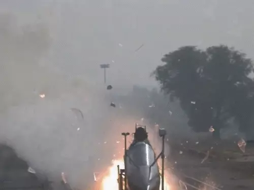 चंडीगढ़ में 800 किमीघंटा रफ्तार पर फाइटर जेट एस्केप सिस्टम की टेस्टिंग