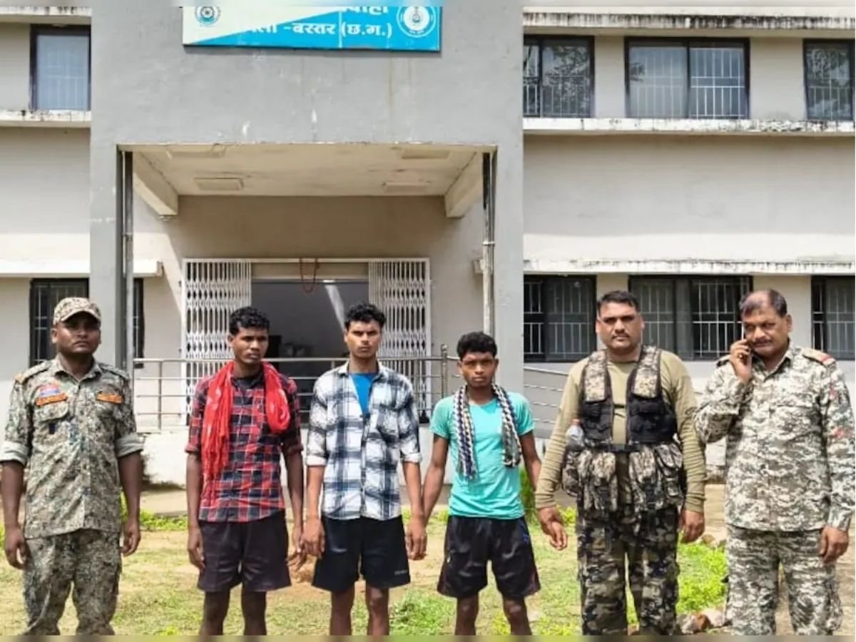 cg news  दंतेवाड़ा में सुरक्षाबलों को मिली बड़ी सफलता तीन नक्सलियों को पकड़ा