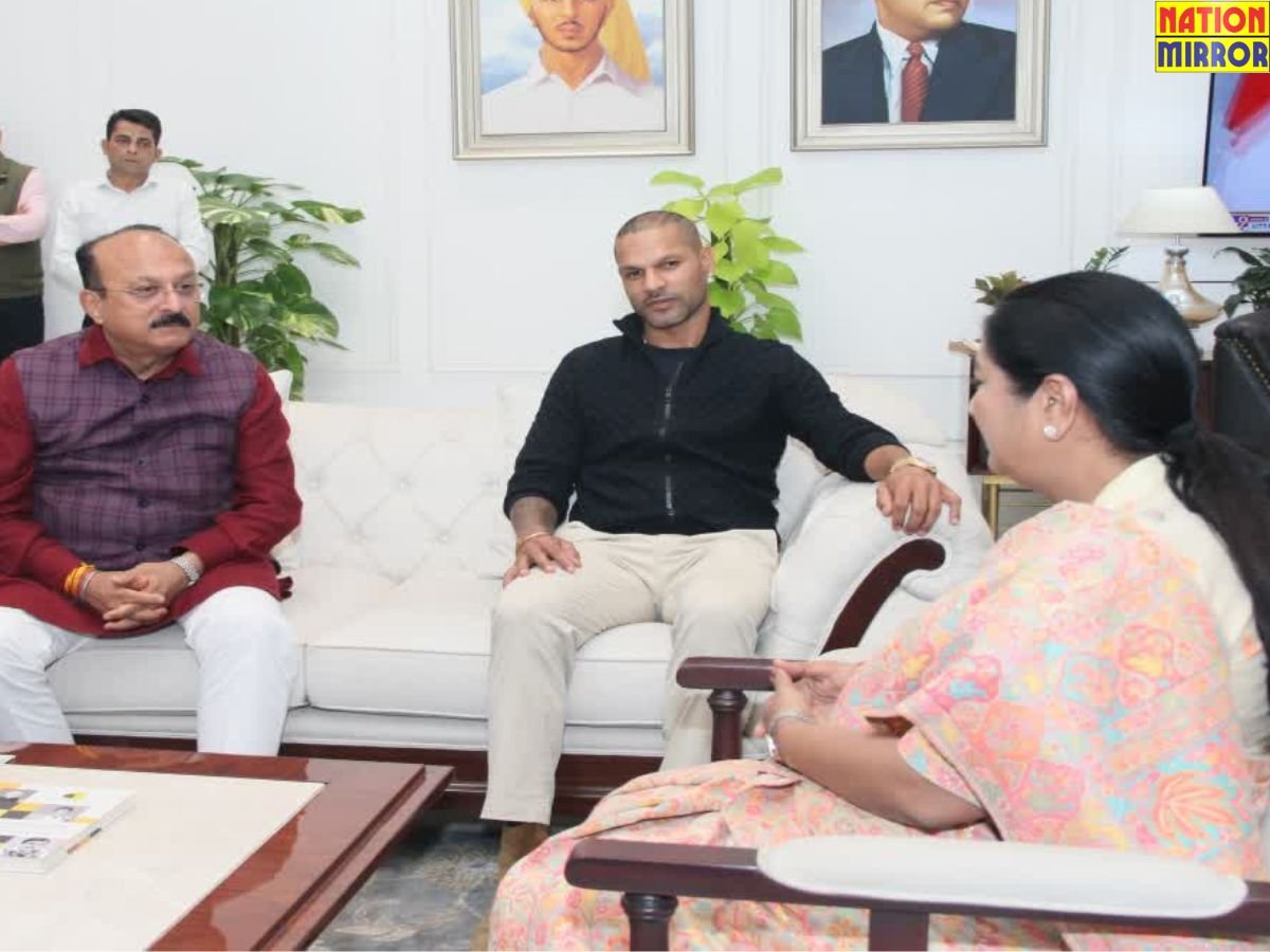 दिल्ली खेल महाकुंभ के ब्रांड एंबेसडर बने शिखर धवन