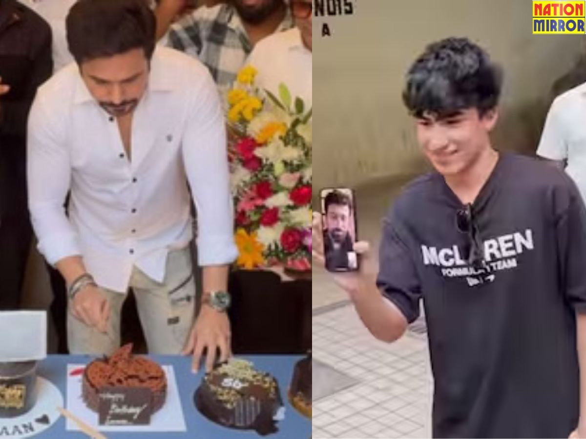 emraan birthday son vc जन्मदिन के दिन इमारान हाशमी के घर के बाहर जमा हुई फैंस की भीड़