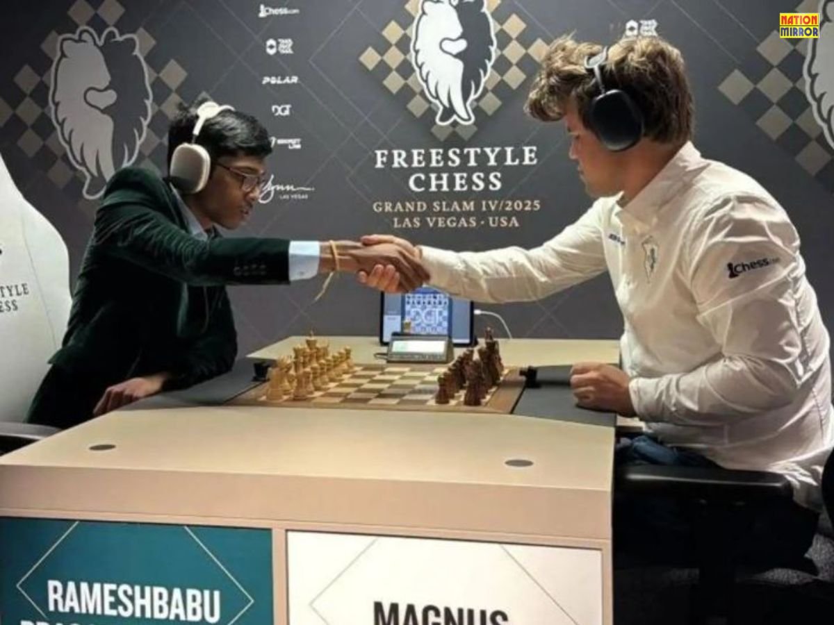 freestyle chess grand slam 2025 गुकेश के बाद अब प्रगनानंदा ने भी दी मैग्नस कार्लसन को मात