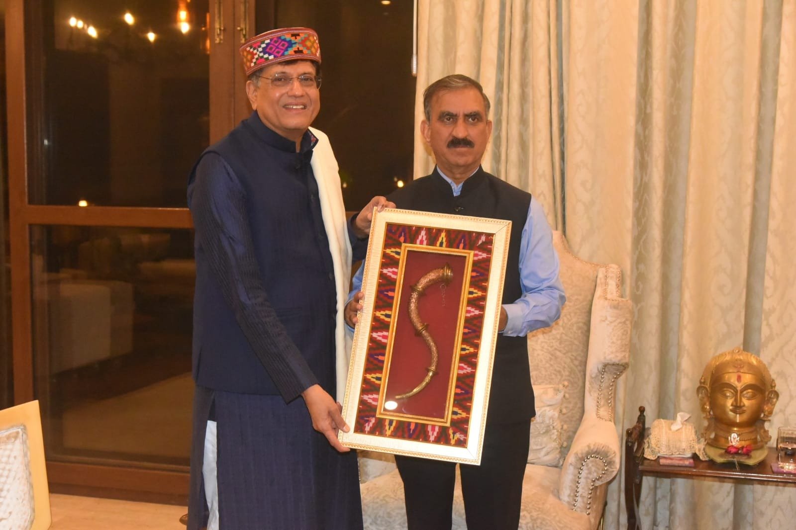 मुख्यमंत्री सुक्खू ने की मंत्री पीयूष गोयल से मुलाकात सेब आयात पर प्रतिबंध लगाने का किया आग्रह