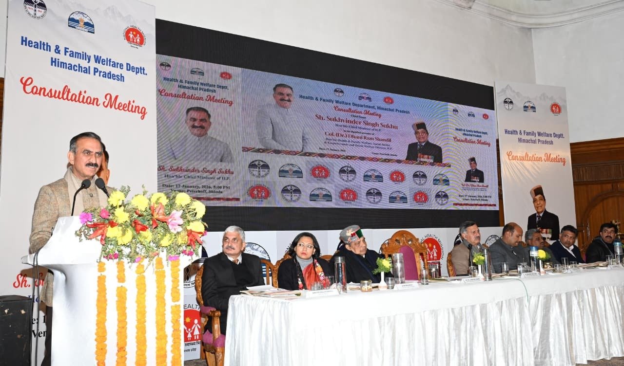 cm सुक्खू का बड़ा ऐलान स्वास्थ्य क्षेत्र में 1300 करोड़ रुपये व्यय करने की घोषणा