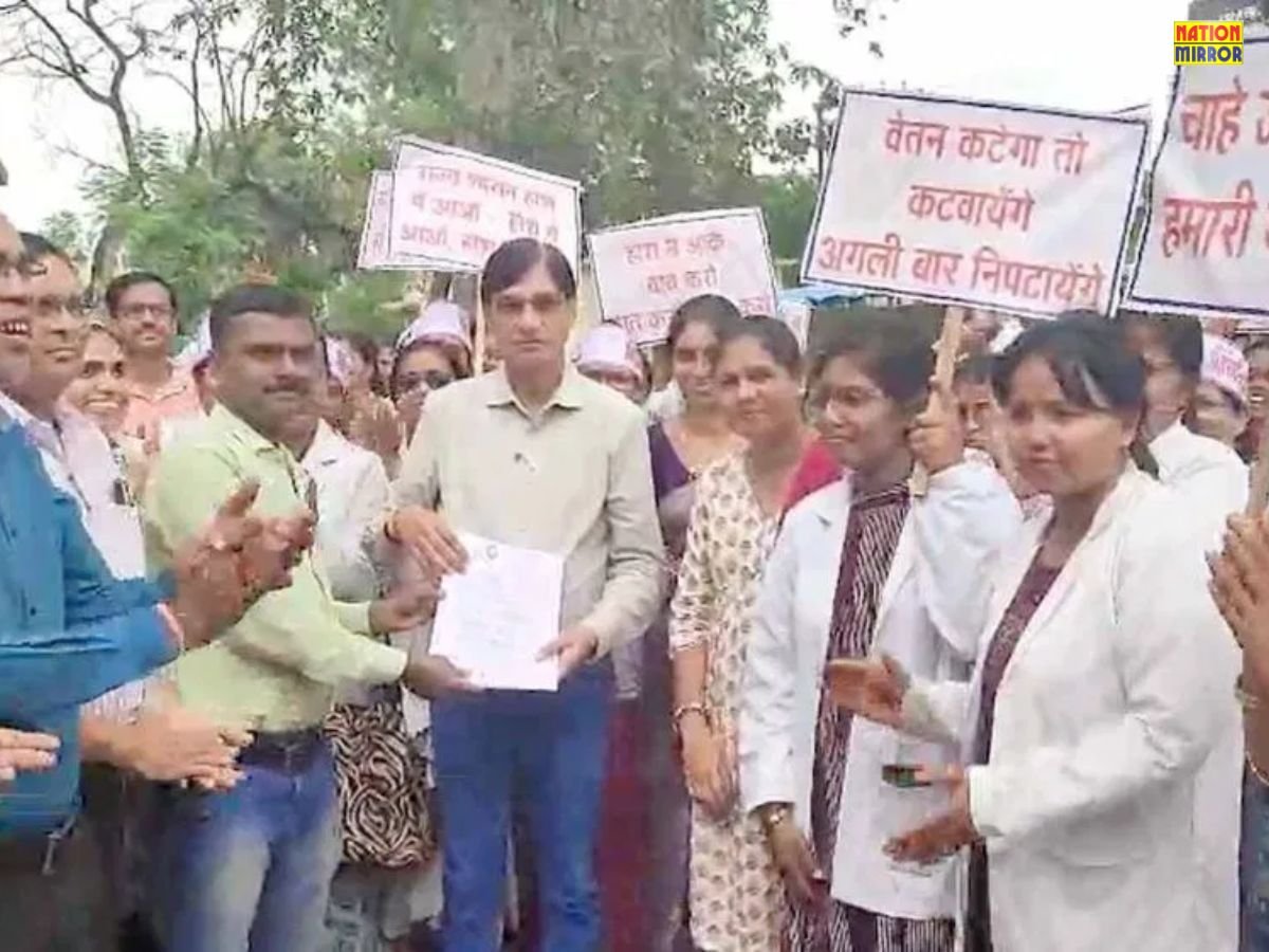 nhm कर्मचारियों का आक्रोश-बर्खास्तगी के बाद प्रदेशभर में आंदोलन और सामूहिक इस्तीफा