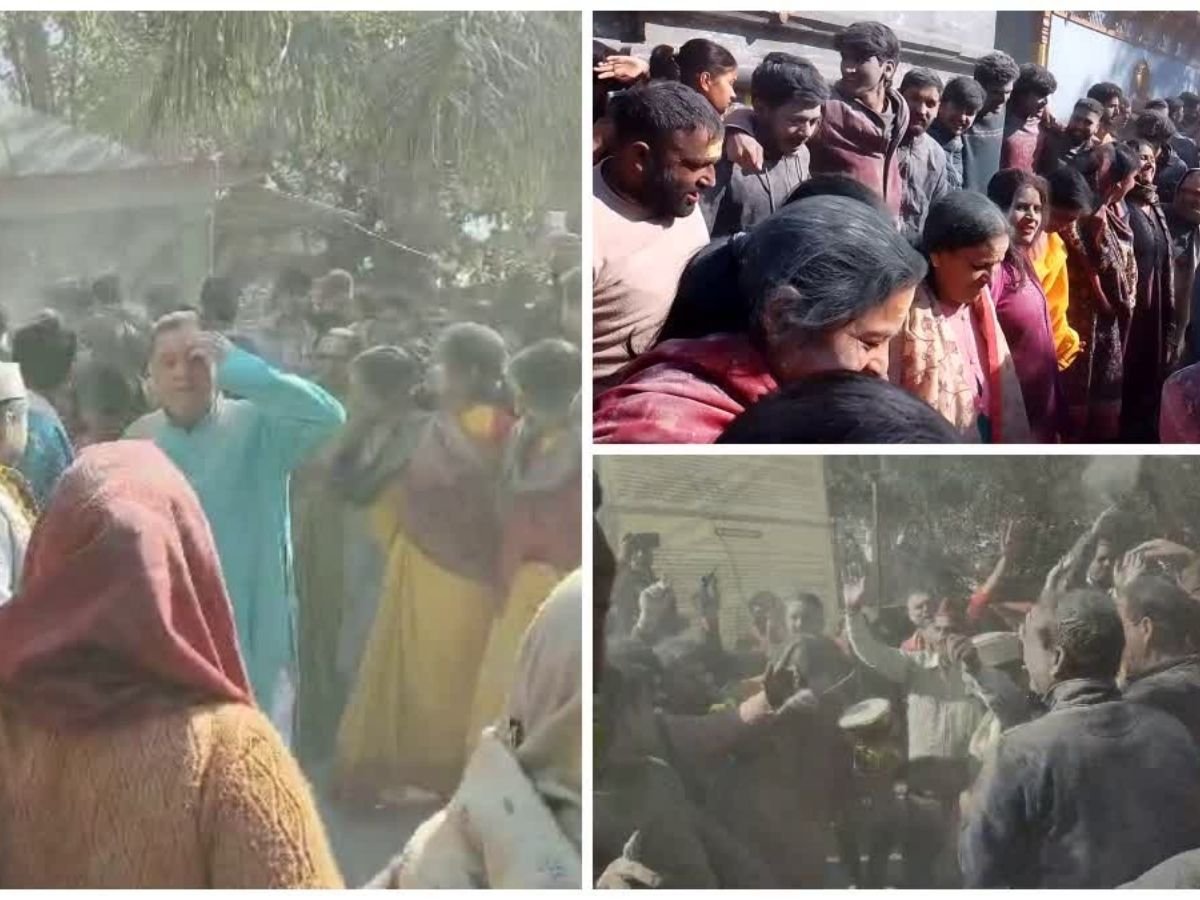 उत्तरकाशी में राख की होली विश्वनाथ मंदिर में महादेव के रंग में रंगे भक्त