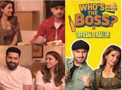 harbhajan-geeta new show पूर्व क्रिकेटर और उनकी पत्नी का नया चैट शो who’s the boss लॉन्च