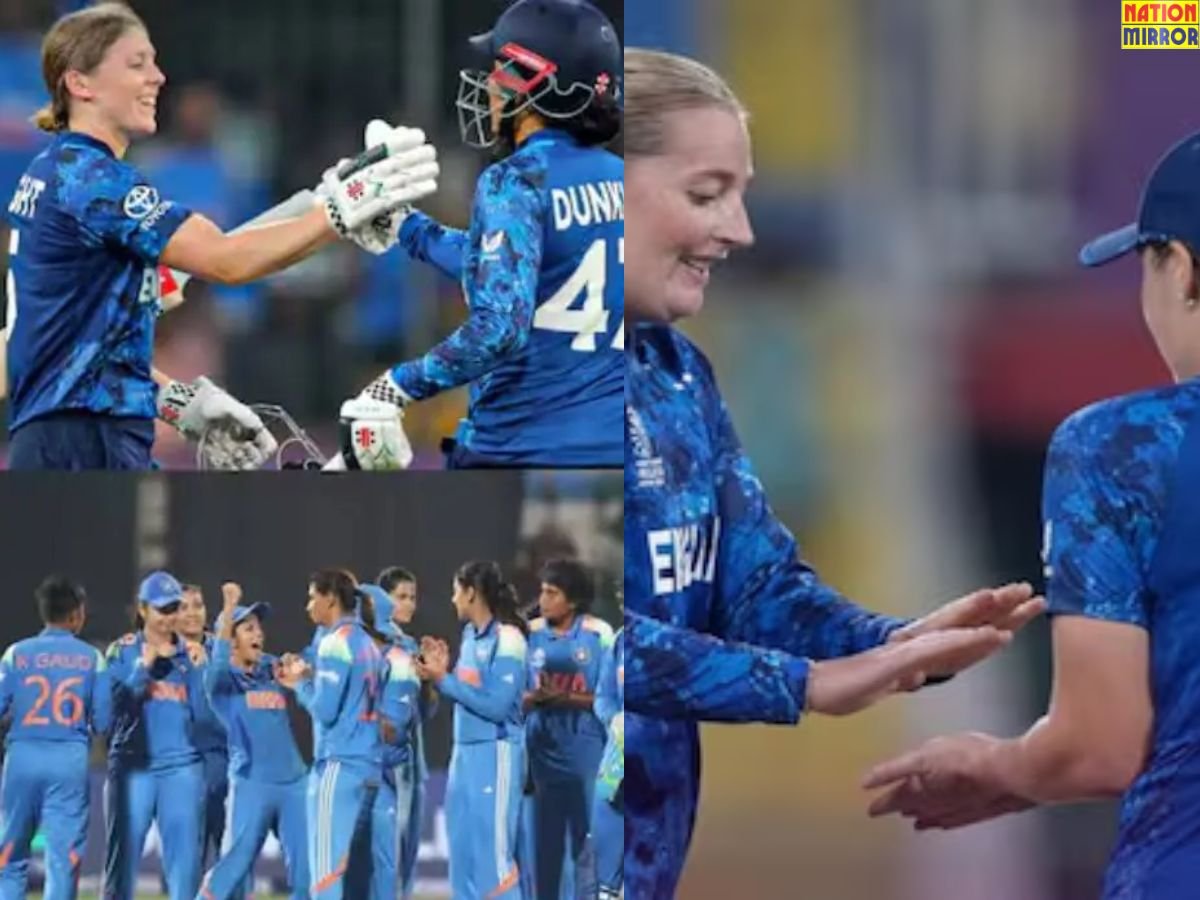 ind vs eng women wc 2025 वर्ल्ड कप 2025 में भारत की लगातार तीसरी हार इंग्लैंड ने रोकी जीत की राह