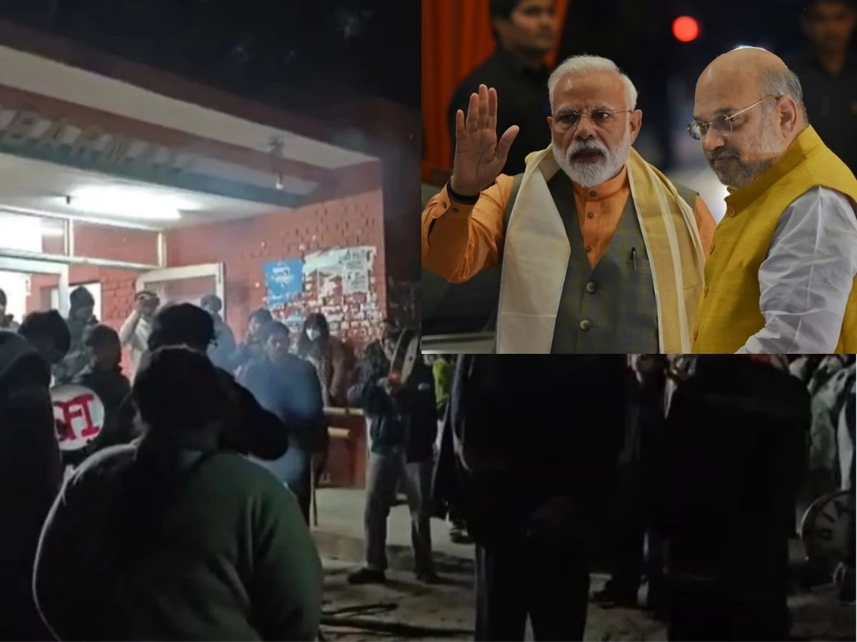 jnu में खालिद-शरजील के समर्थन में लगे नारे मोदी-शाह तेरी कब्र खुदेगी