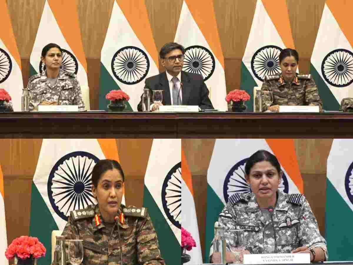 colonel sofiya wing commander vyomika pc पाकिस्तान नागरिकों को ढाल बना रहा जानिए ऑपरेशन सिंदूर के तीसरे दिन क्या-क्या हुआ