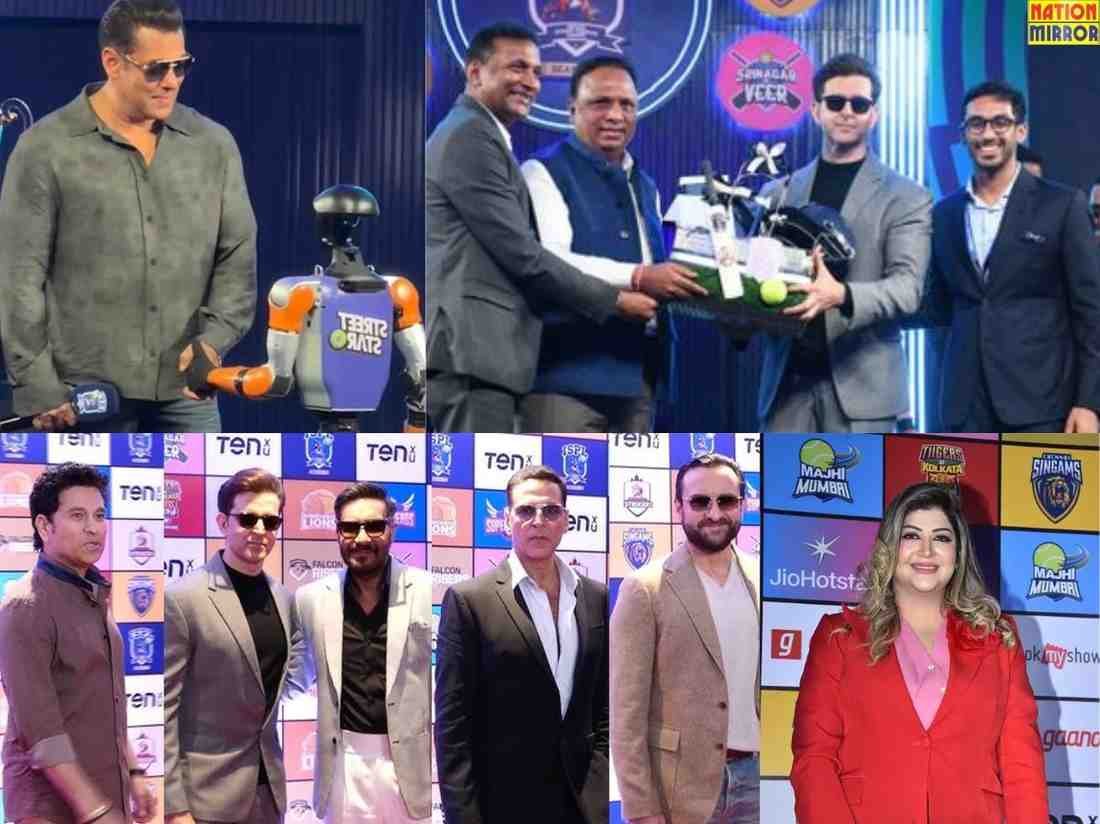 ispl auction 2025 ऑक्शन में पहुंचे फिल्मी सितारें सलमान ने मीडिया को ऐसा दिया जबाव हंस पड़े लोग