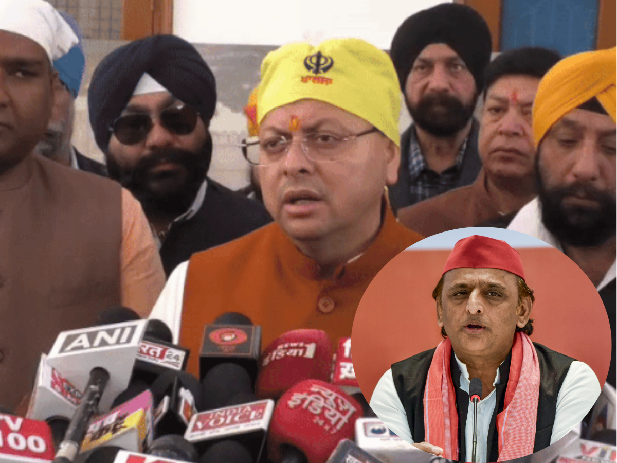 uttarkhand news  सीएम धामी ने अखिलेश यादव पर कसा तंज