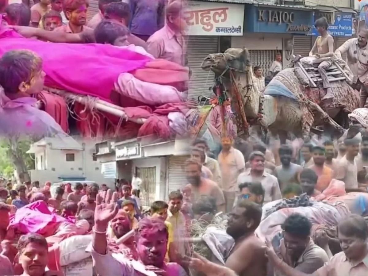 शीतला अष्ठमी पर मुर्दे की सवारी राजस्थान की अनोखी परंपरा