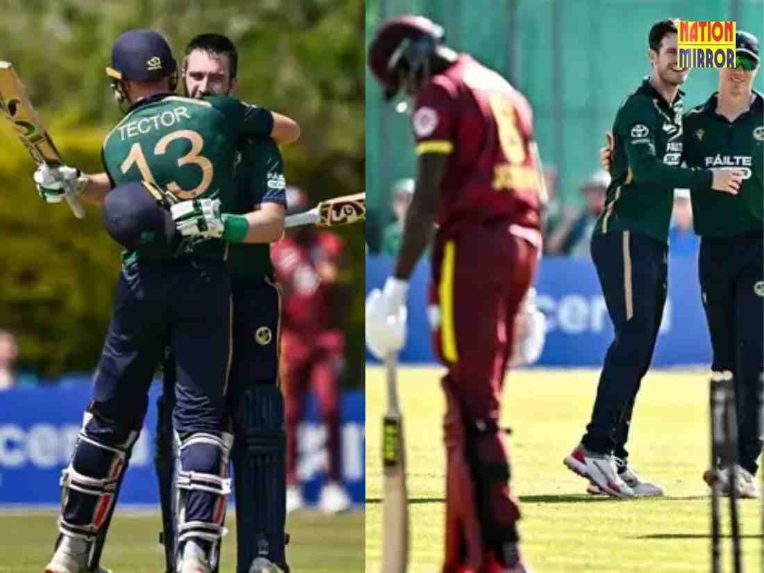 ireland vs west indies आयरलैंड ने वेस्टइंडीज को 124 रन से हराकर रचा इतिहास