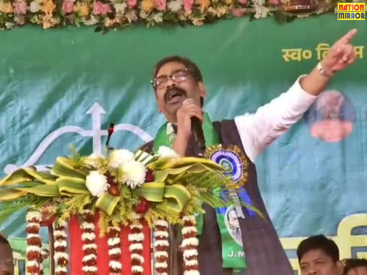 झामुमो के 54वें स्थापना दिवस समारोह में शामिल हुए मुख्यमंत्री हेमंत सोरेन