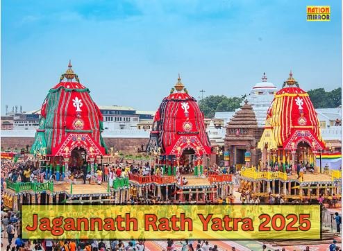 jagannath rath yatra 2025 पुरी में आस्था का महासंगम आज से शुरू हुई रथ यात्रा