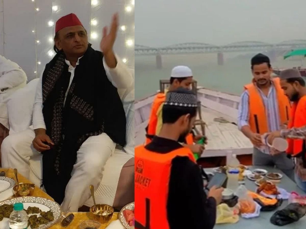 अखिलेश बोले - नाव पर इफ्तार क्यों नहीं कर सकते काशी में गंगा में चिकन की हड्डियां फेंकने पर बवाल