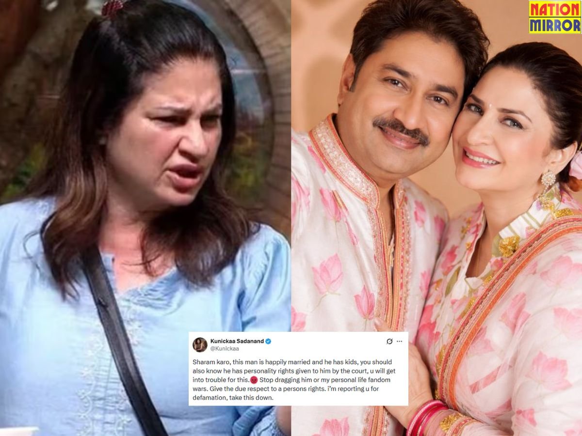 kunickaa ai photo controversy कुमार सानू के साथ ai तस्वीर देख यूजर पर भड़की कुनिका सदानंद