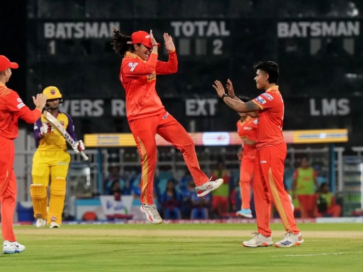 gg ने यूपी को 45 रनों से हराया सोफी डिवाइन की फिफ्टी नहीं चली हरलीन 