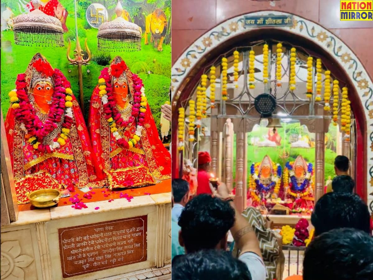 shitla mata temple gwalior जंगलों के बीचों-बीच बसा मंदिर जहां झूला- झूलाने से होती है संतान की प्रप्ति