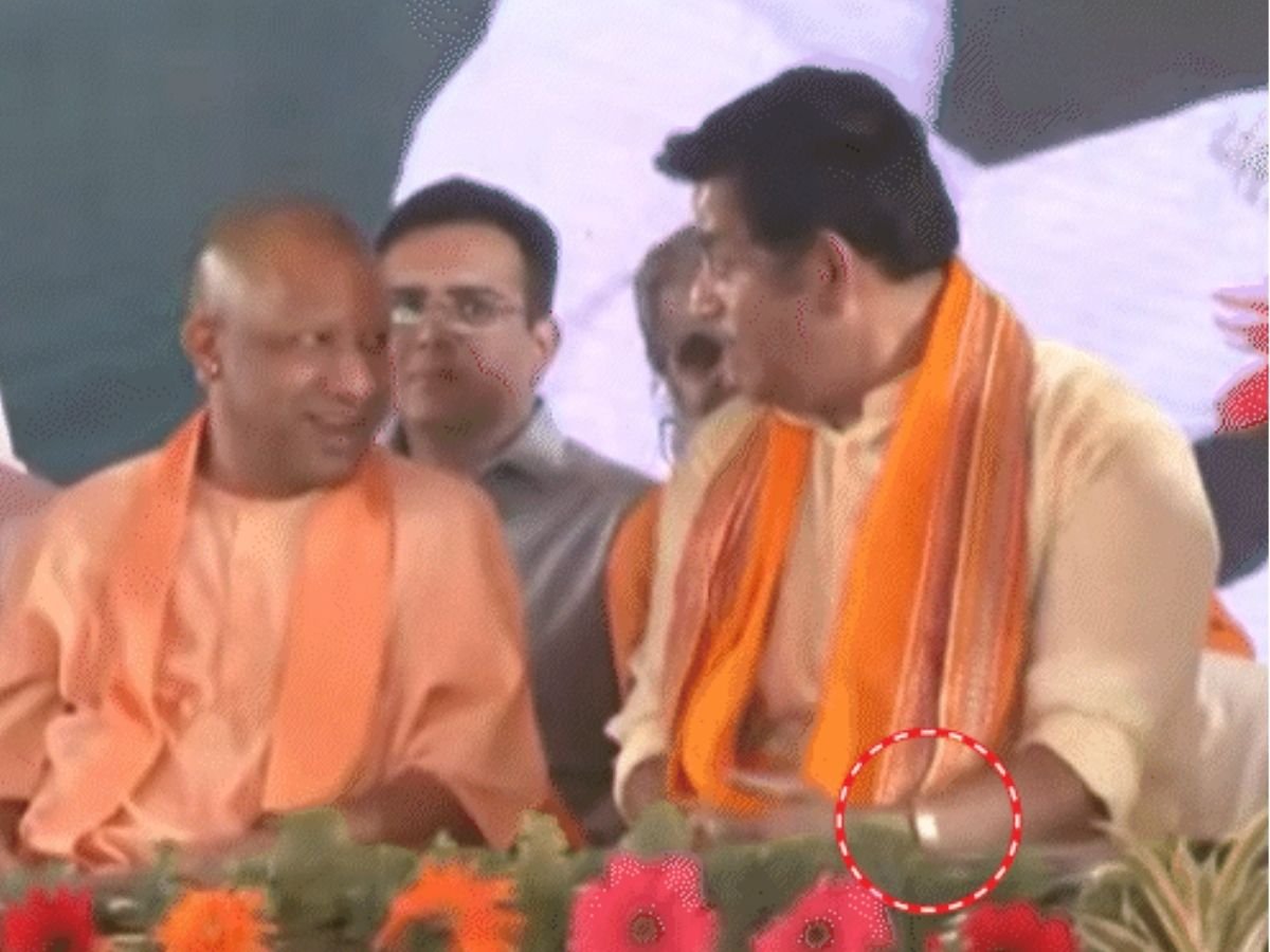 गोरखपुर में cm योगी का स्वदेशी संदेश — रवि किशन की विदेशी घड़ी पर तंज बोले ‘स्वदेशी अपनाना भी जरूरी’