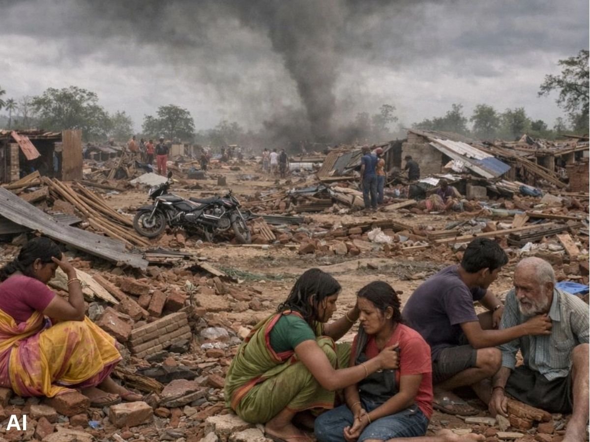 ओडिशा में तूफान ने मचाई तबाही पूरी रात अटल टनल में फंसे रहे पर्यटक