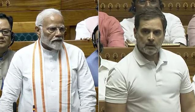 modi x rahul  pm modi targets congress after big haryana win shifts focus to maharashtra