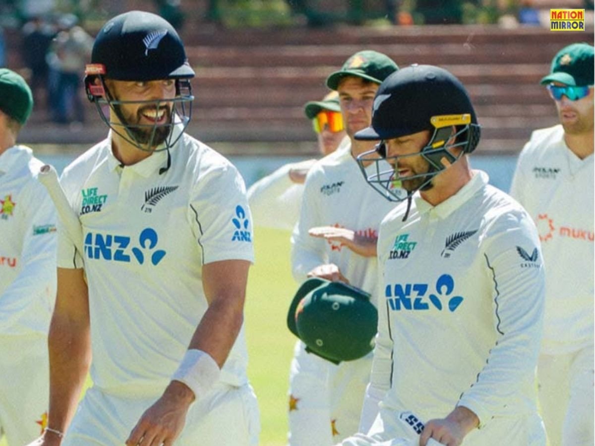 nz vs zim test match 2025 मैट हेनरी की घातक गेंदबाजी से जिम्बाब्वे ढेर न्यूजीलैंड ने पहला टेस्ट जीता