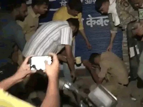  nagpur violence  हिंसा के बाद नागपुर में कर्फ्यू औरंगजेब का पुतला जलाने के बाद पथराव