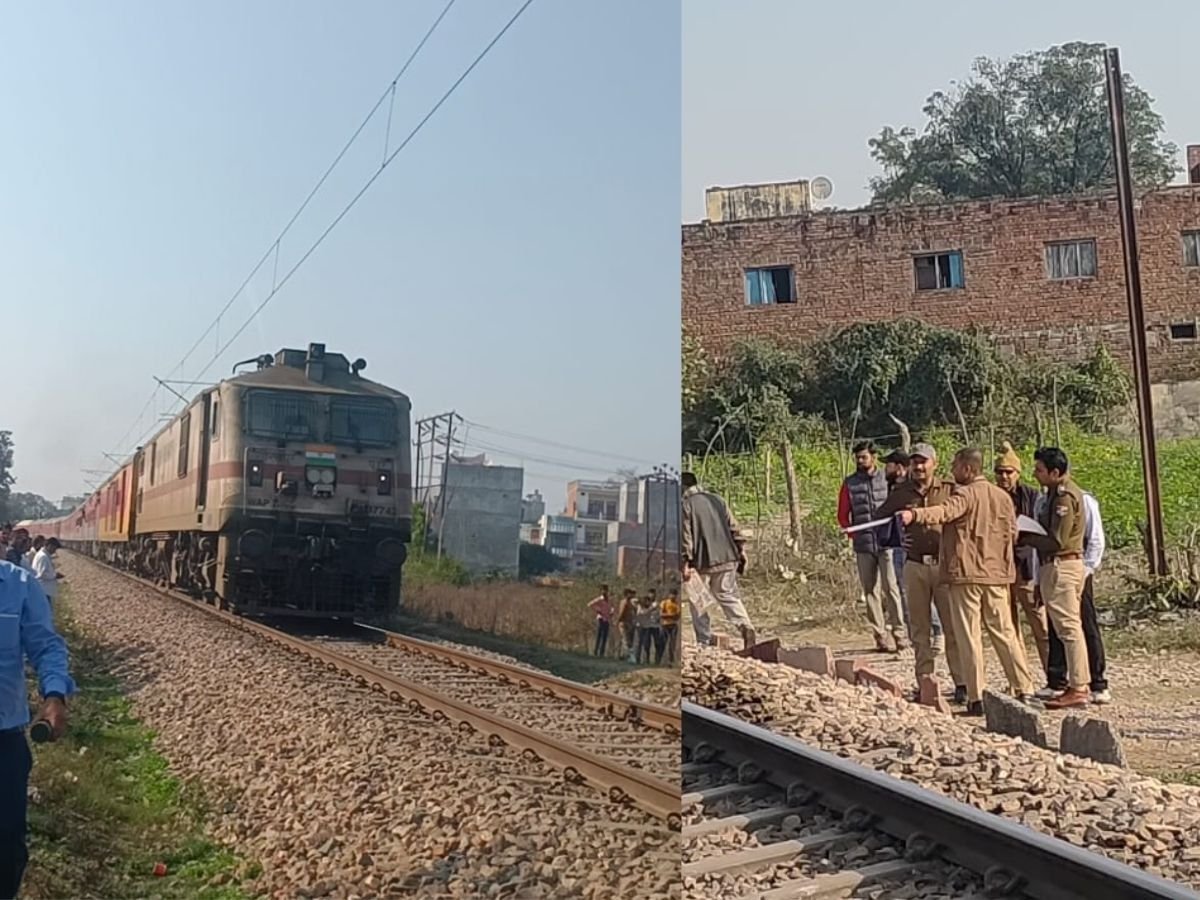 oht लाइन टूटी पटरी से उठी चिंगारियां बड़ा रेल हादसा होने से टला