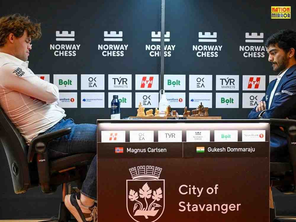 norway chess 2025 गुकेश ने पहली बार क्लासिकल फॉर्मेट में कार्लसन को हराया