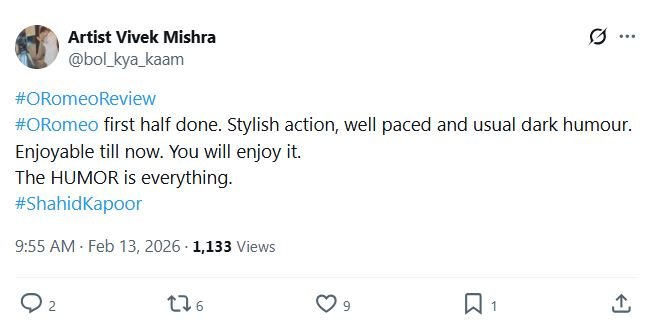 o romeo film review o romeo का फिल्म रिलीज जानिए इसका रिव्यू