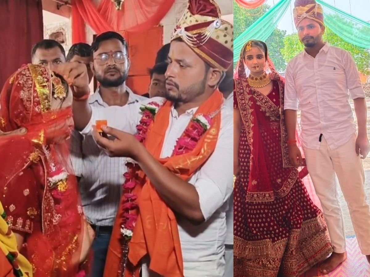 शाबरीन बनी सीता दुर्गा मंदिर में अभिषेक संग लिए सात फेरे