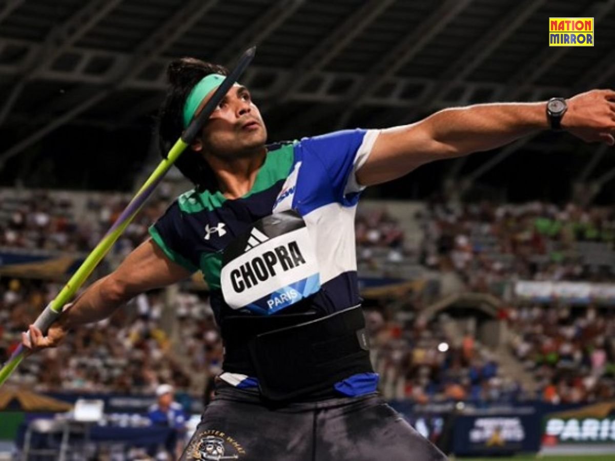 paris diamond league 2025 8816 मीटर के थ्रो से नीरज ने जीता साल का पहला खिताब 3 थ्रो रहे फाउल