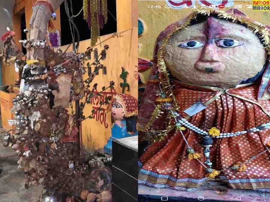 ताले वाली माता का मंदिर में आने से दुश्मन की चालो पर लगता है ताला