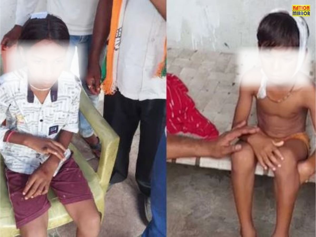 primary school स्कूल की लापरवाही से बड़ा हादसा प्लास्टर गिरने से दो छात्राएं घायल