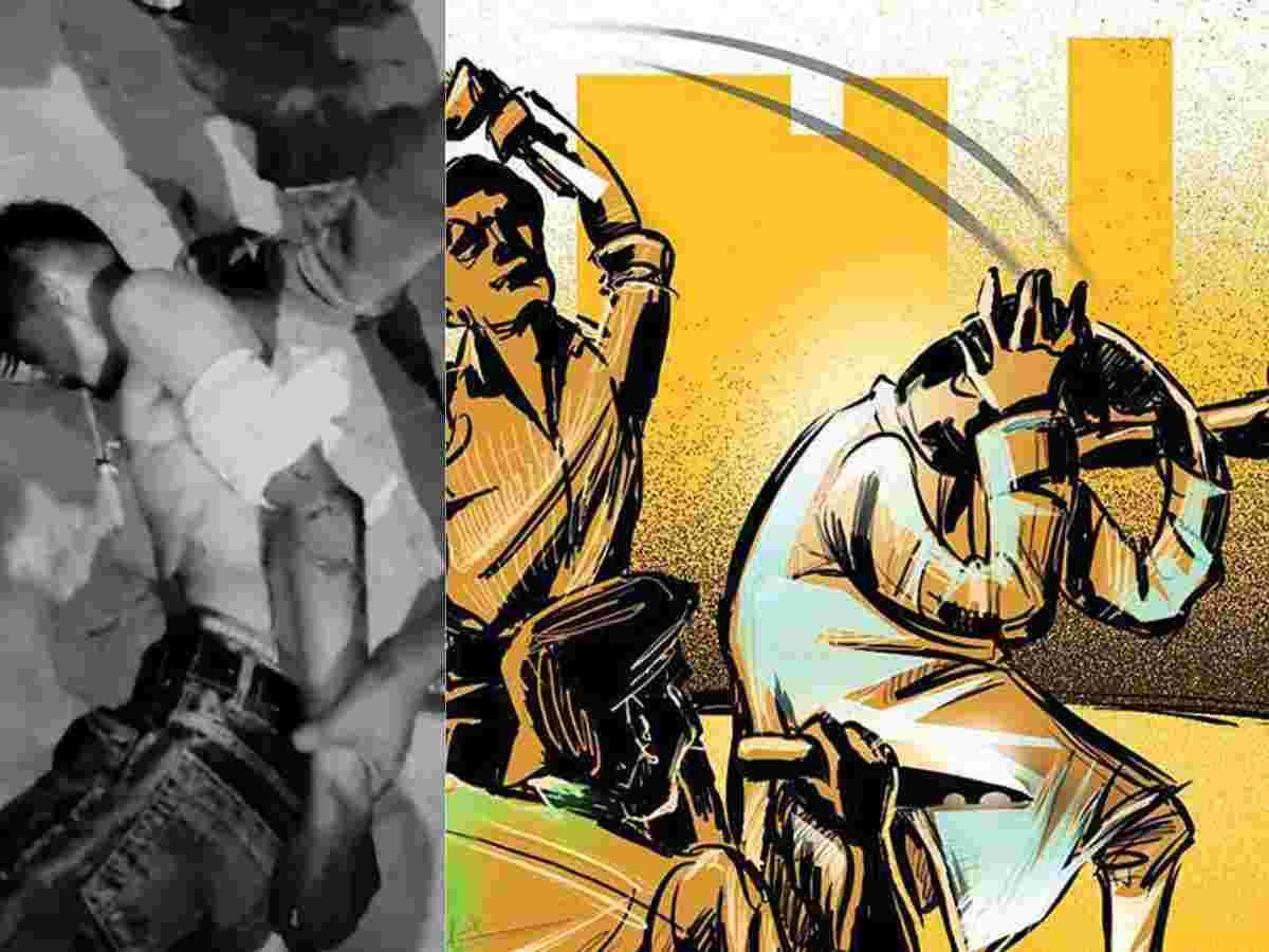 hapur liquor shop assault शराब ठेके पर ओवर रेटिंग का विरोध करना युवक को पड़ा भारी सेल्समैनों ने की बेरहम पिटाई